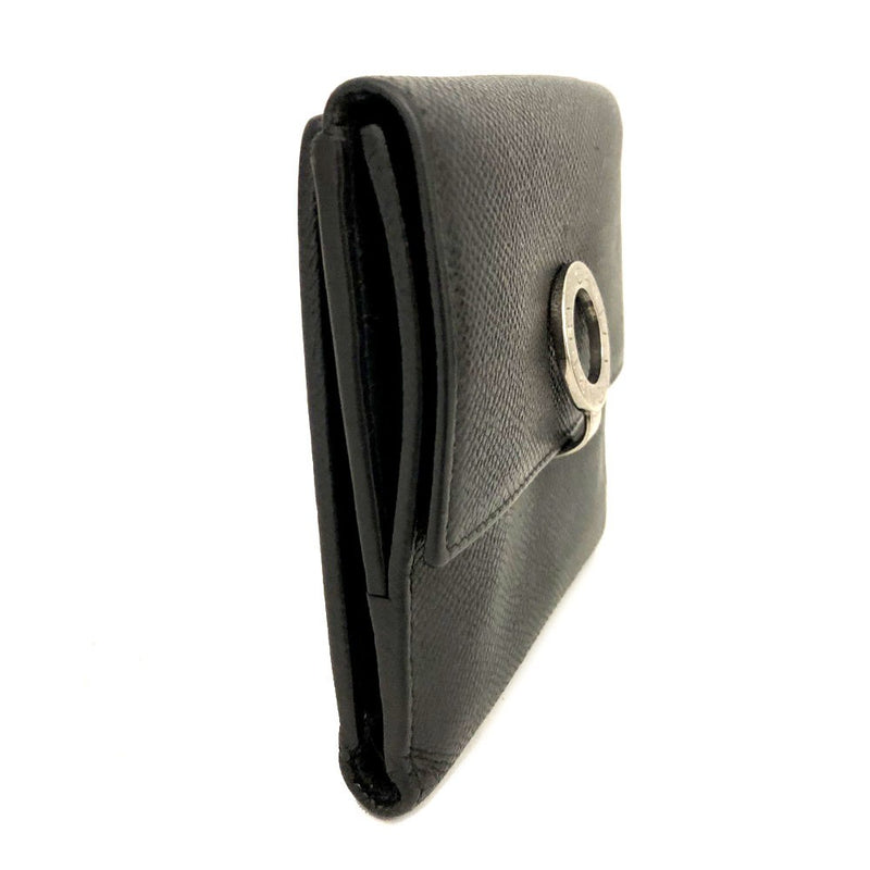 Bvlgari Clip Leather Bifold Wallet