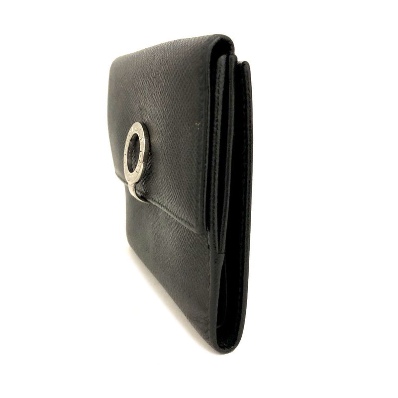 Bvlgari Clip Leather Bifold Wallet