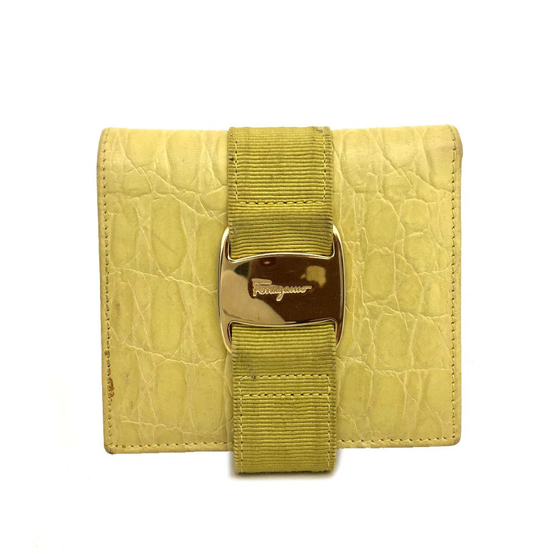Salvatore Ferragamo Vara Leather Bifold