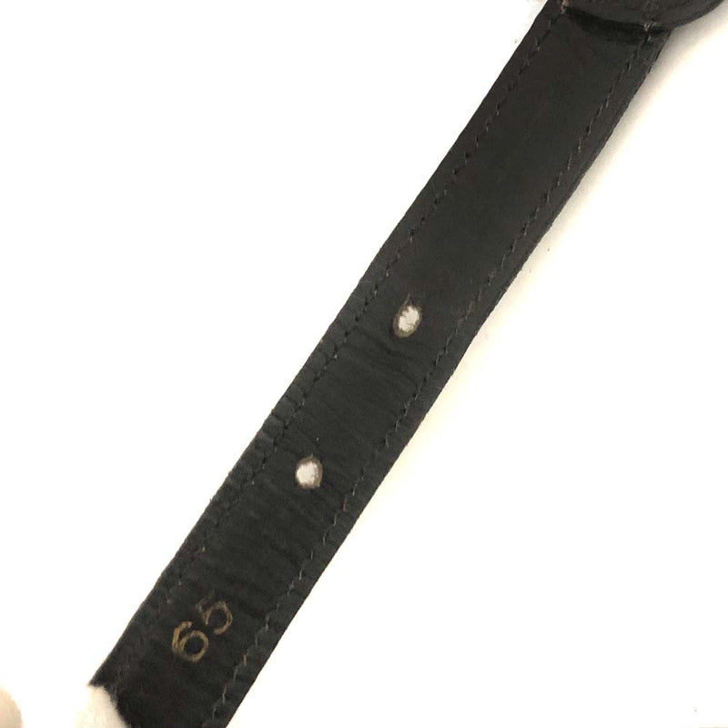 Celine Horse Carriage Black Leather Belt