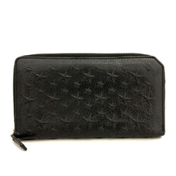 Jimmy Choo Star Embossed Leather Zip