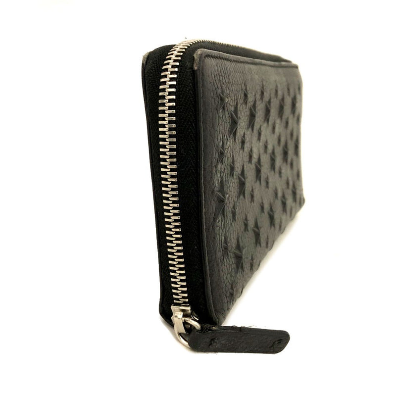 Jimmy Choo Star Embossed Leather Zip