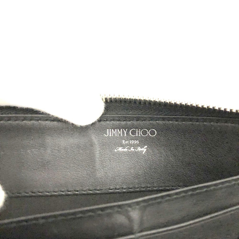 Jimmy Choo Star Embossed Leather Zip