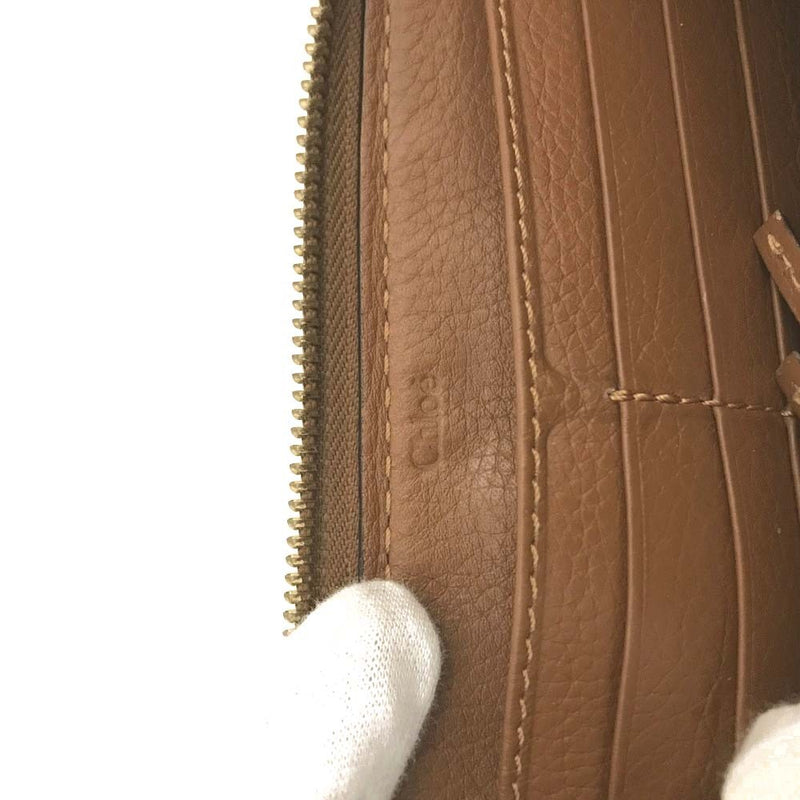 Chloe Marcie Leather Zip Around Long