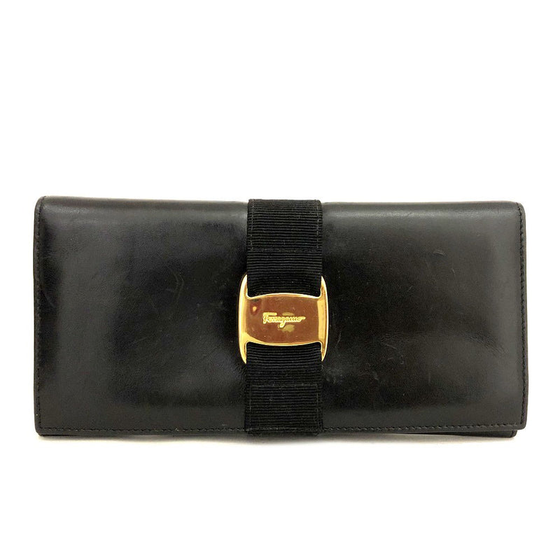 Salvatore Ferragamo Vara Leather Long