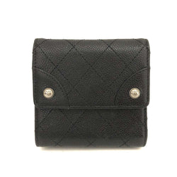 Chanel Quilted Grained Calf Skin Trifold
