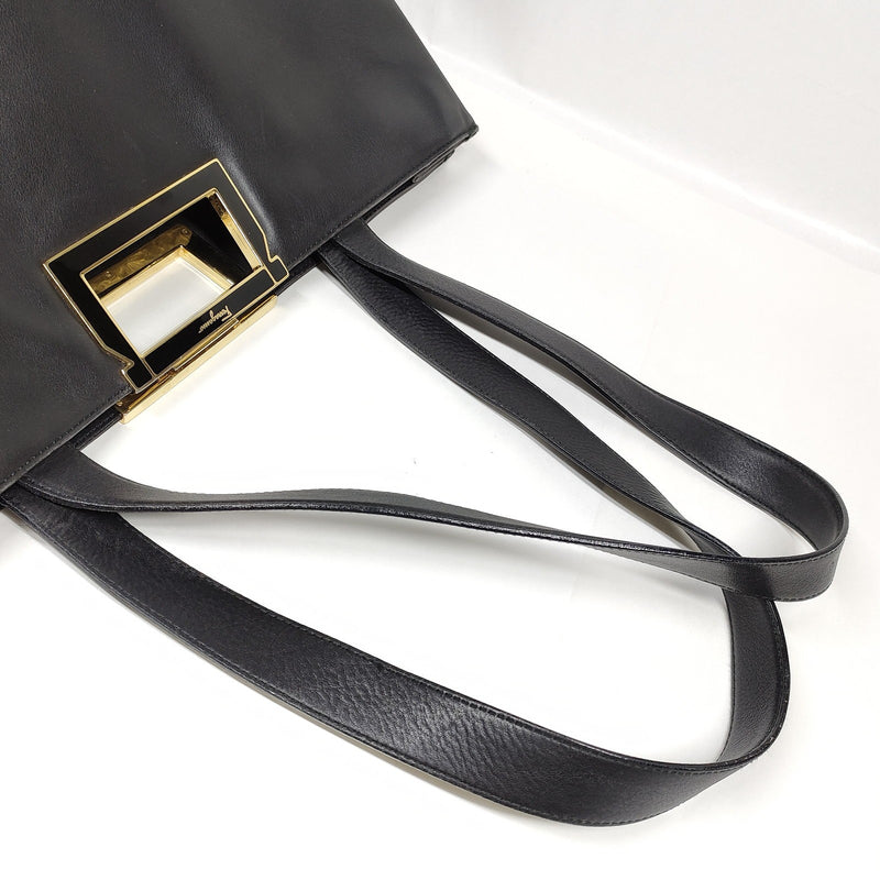 Ferragamo Tote Bag Black Leather