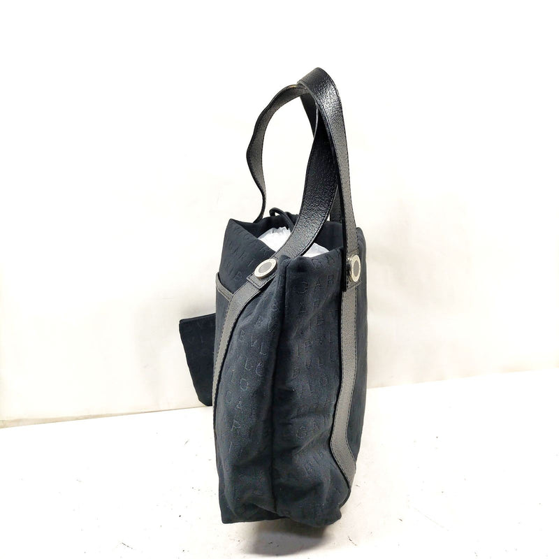 Bvlgari Hand Bag Black Nylon
