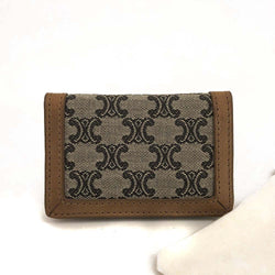 Celine Triomphe Canvas Card Case