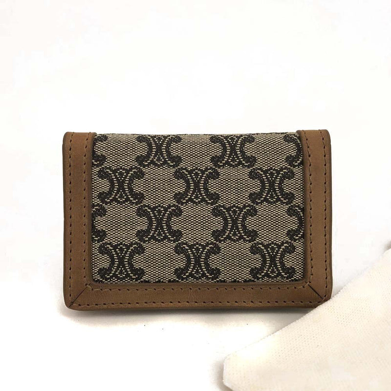 Celine Triomphe Canvas Card Case