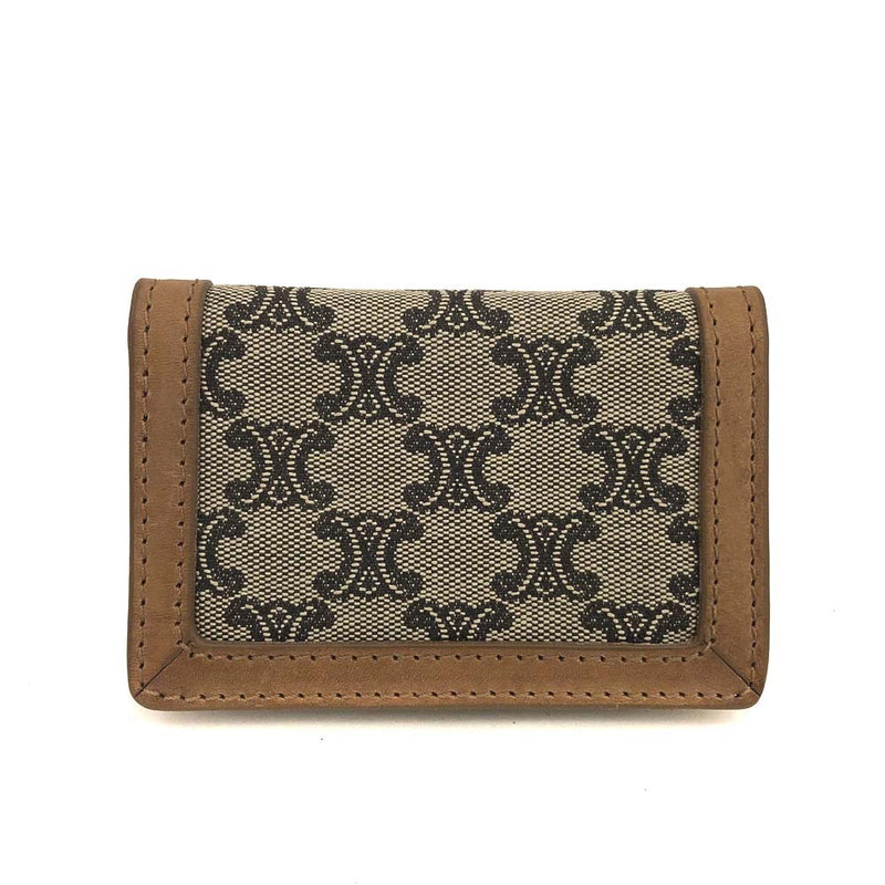 Celine Triomphe Canvas Card Case