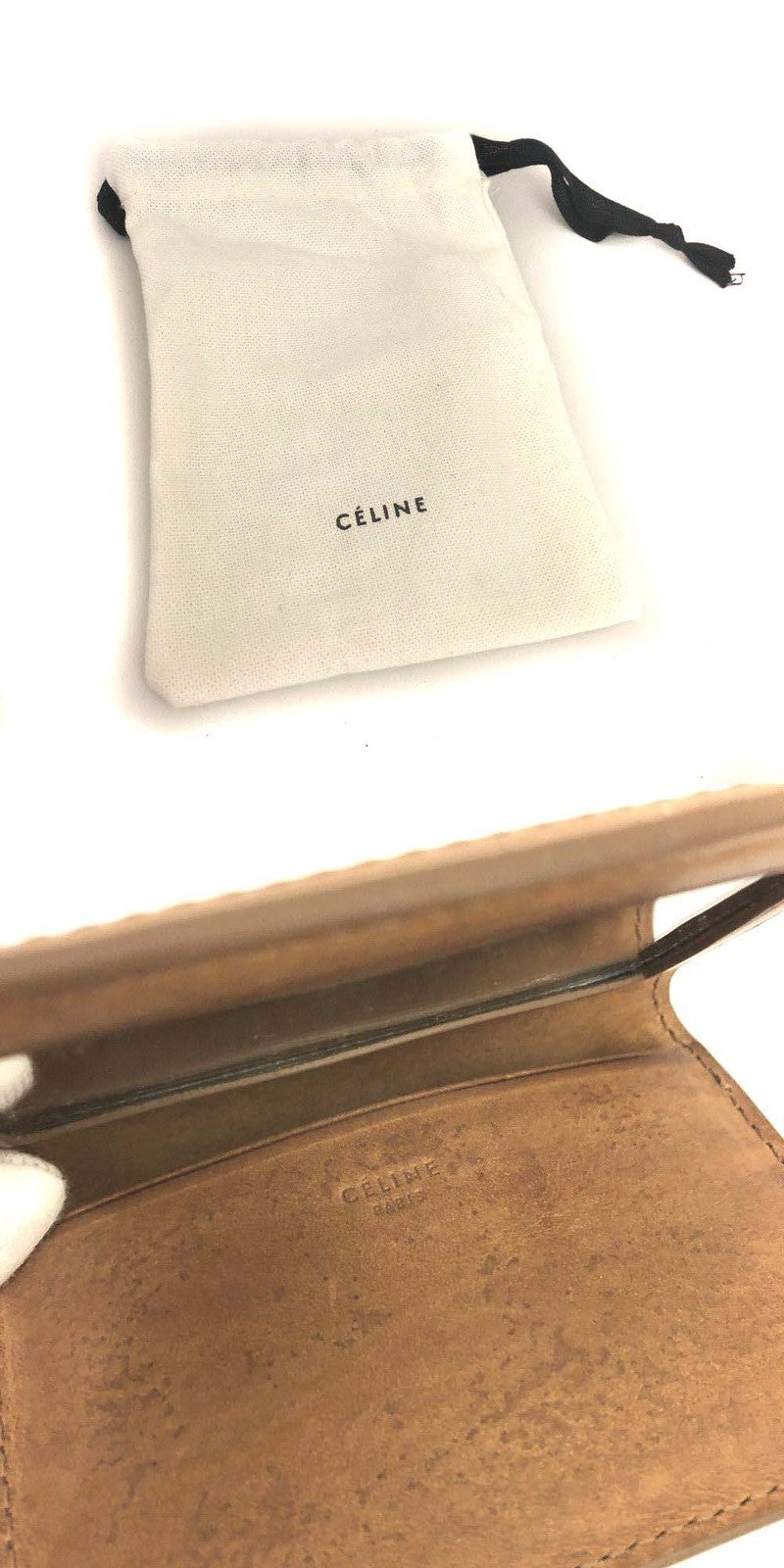 Celine Triomphe Canvas Card Case