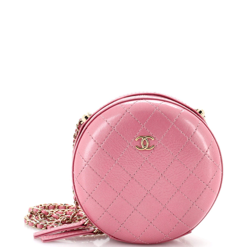 Chanel Round Chain Crossbody Bag