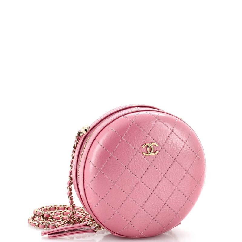 Chanel Round Chain Crossbody Bag