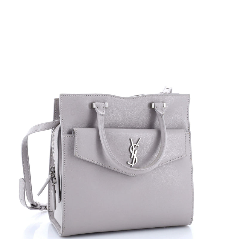 Saint Laurent Uptown Tote Leather Small