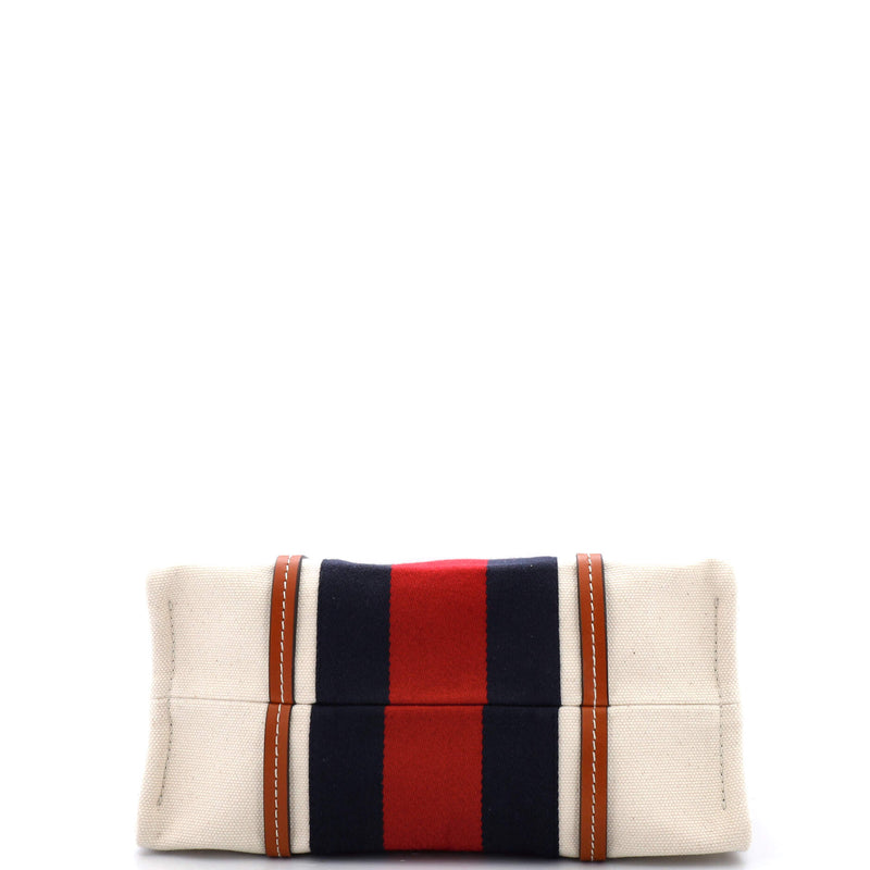 Gucci Interlocking G Web Tote Canvas