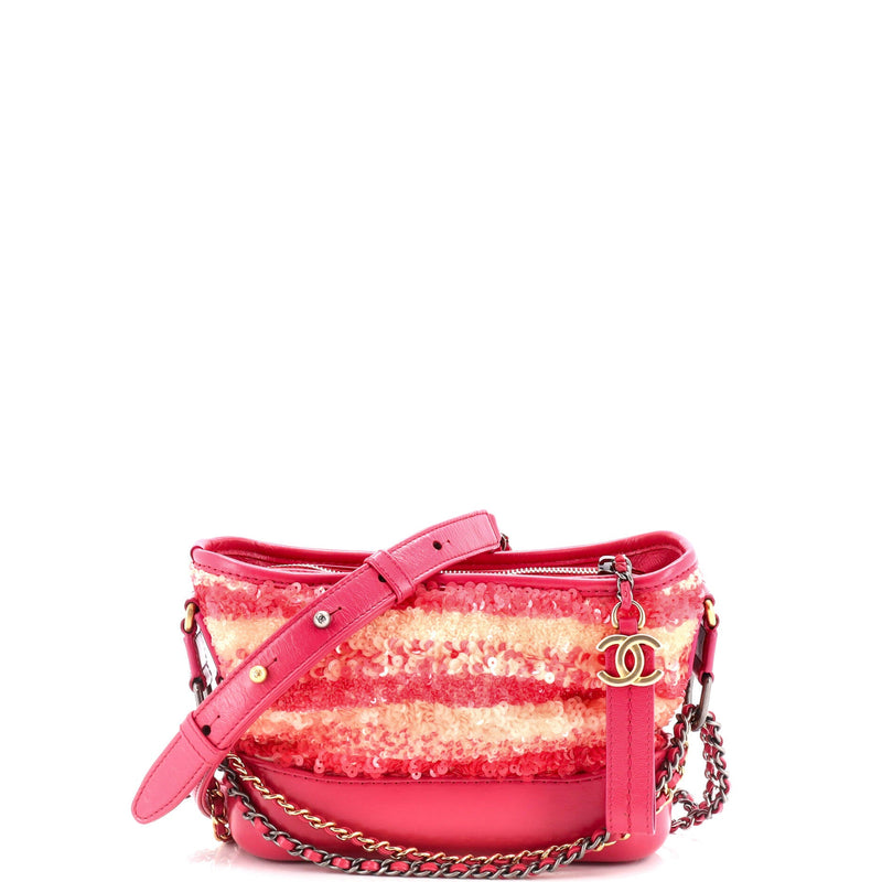 Chanel Gabrielle Hobo Sequins Small