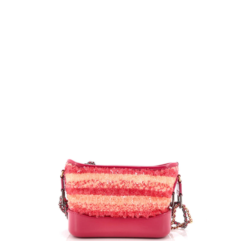 Chanel Gabrielle Hobo Sequins Small