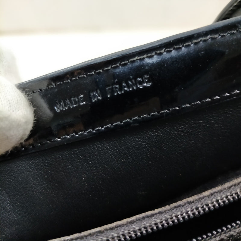 Chanel Tote Bag Black Patent Leather