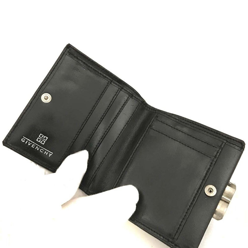 Givenchy 4G Leather Bifold Wallet Purse