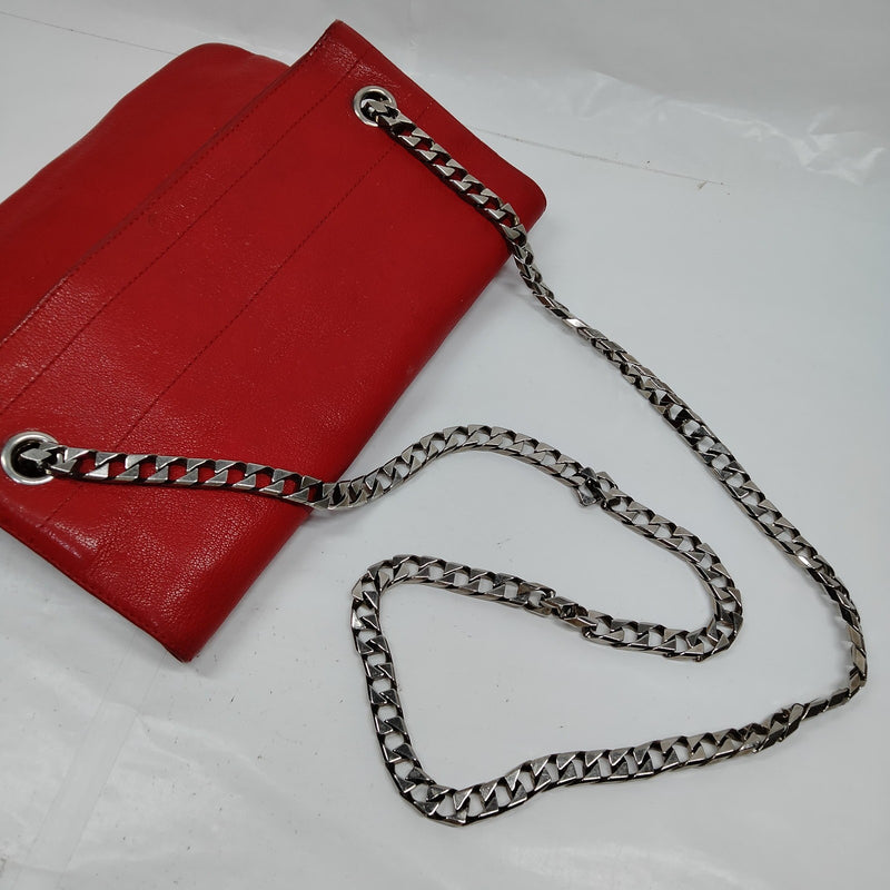 Givenchy Shoulder Bag Red Leather