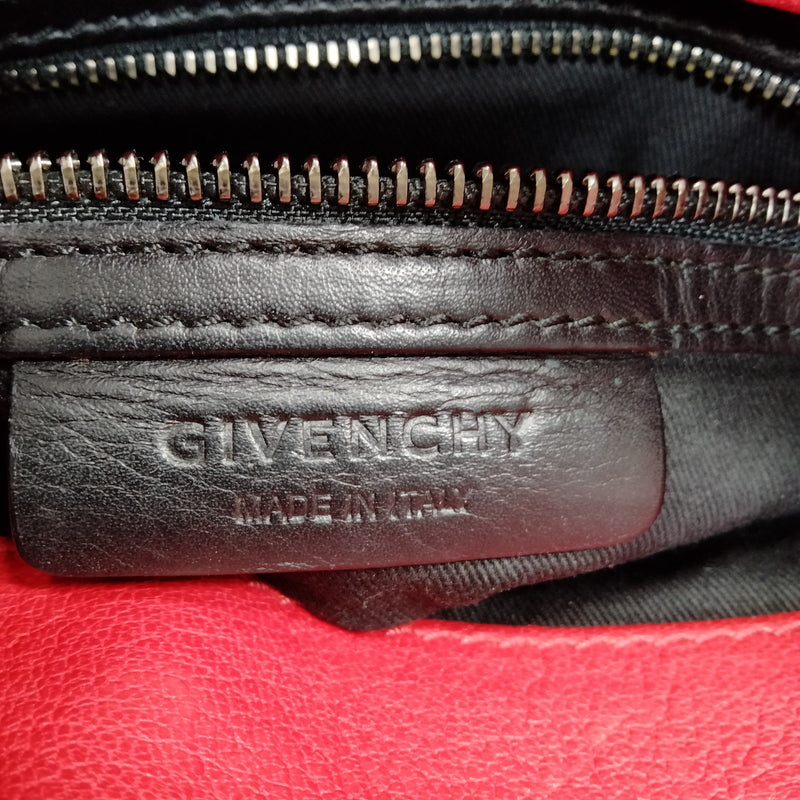 Givenchy Shoulder Bag Red Leather