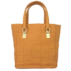 Chanel Choco Bar Cc Logo Lambskin Tote