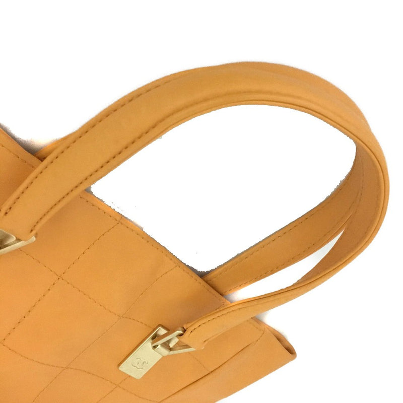 Chanel Choco Bar Cc Logo Lambskin Tote