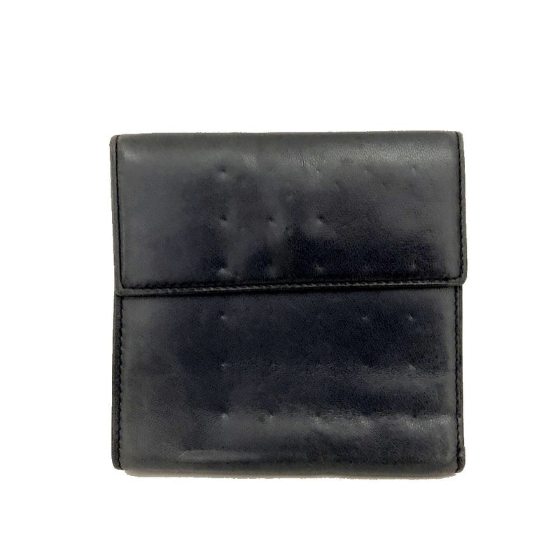 Celine Circle Logo Leather Bifold Wallet