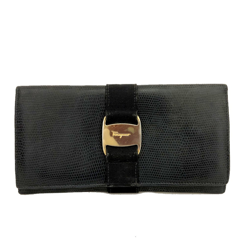 Salvatore Ferragamo Vara Leather Long