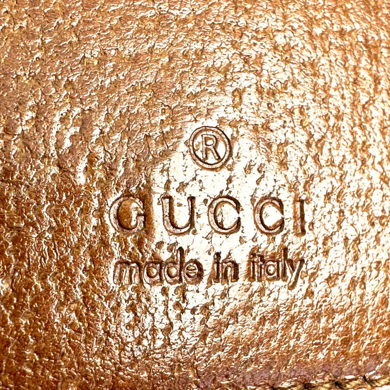 Gucci Long Wallet Billfold Pigskin Brown