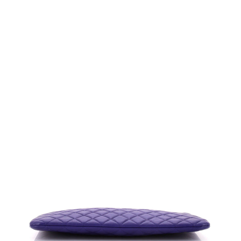 Chanel O Case Clutch Quilted Lambskin
