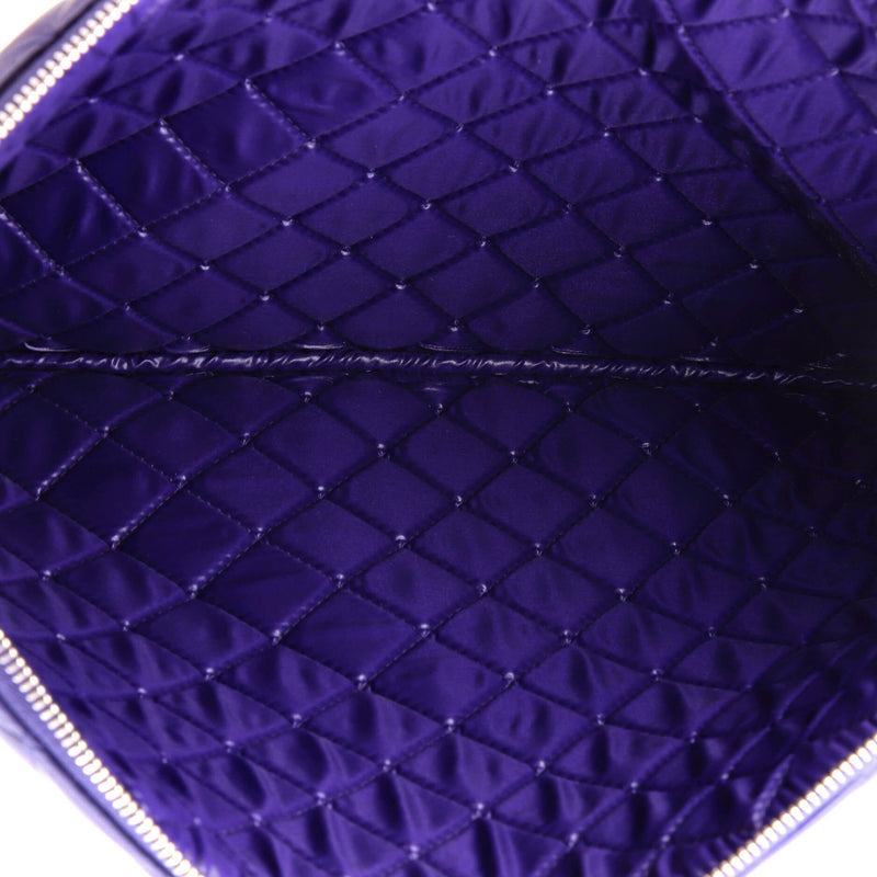Chanel O Case Clutch Quilted Lambskin