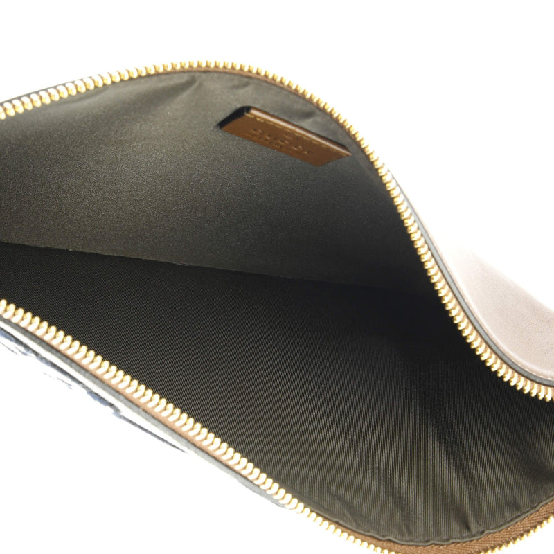 Gucci Zipped Pouch Leather With Applique