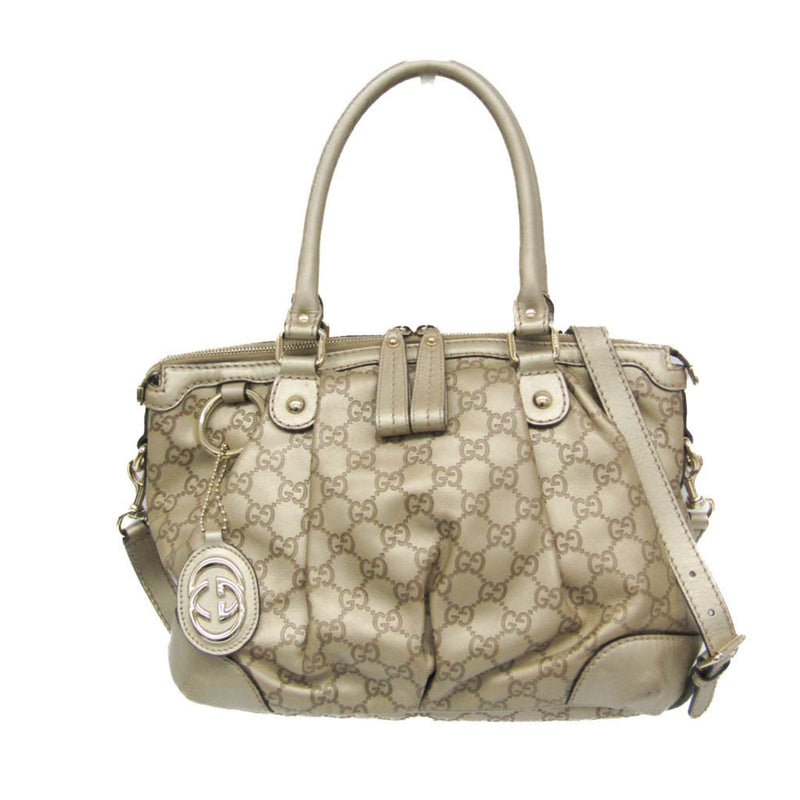Sukey Top Handle Satchel Guccissima