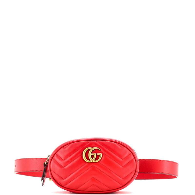 Gucci Gg Marmont Belt Bag Matelasse