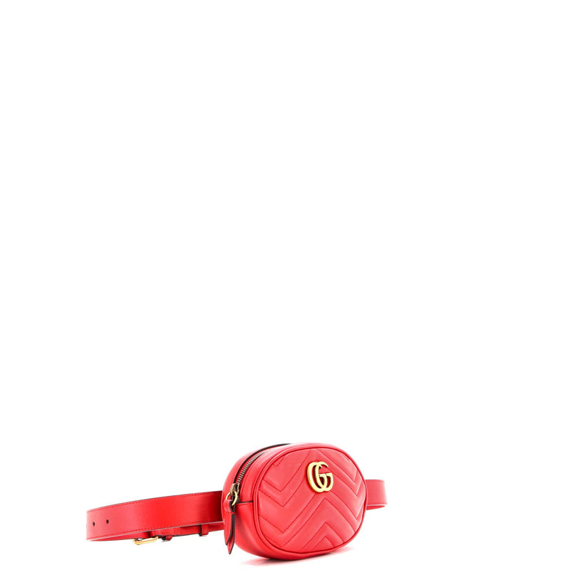 Gucci Gg Marmont Belt Bag Matelasse