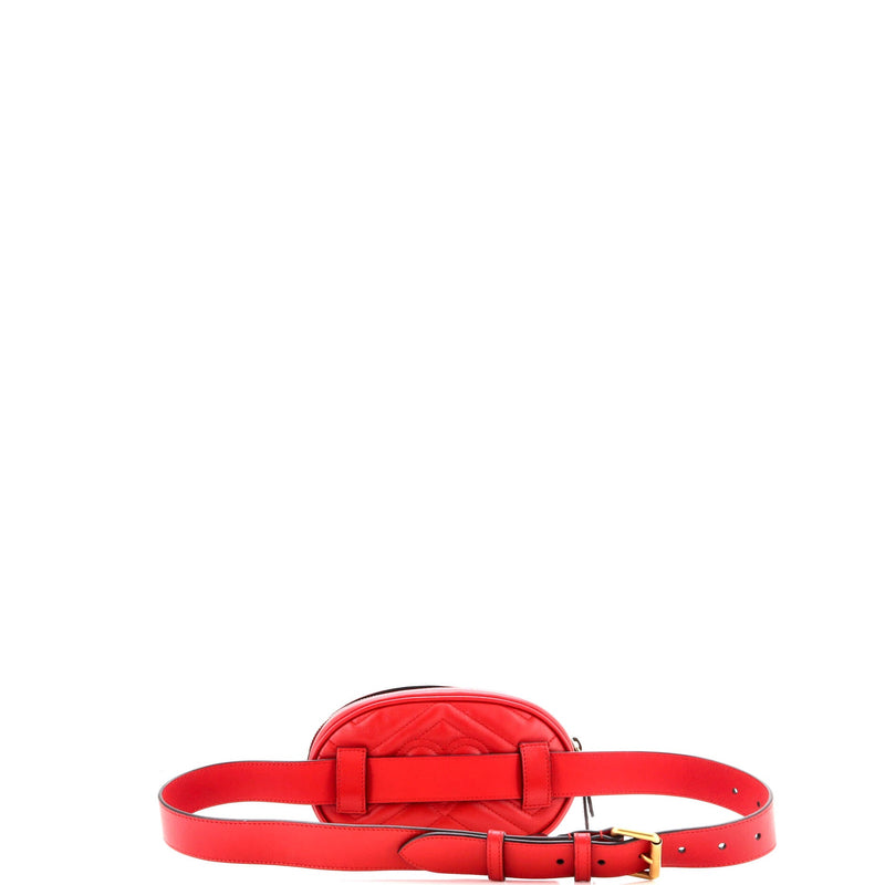 Gucci Gg Marmont Belt Bag Matelasse