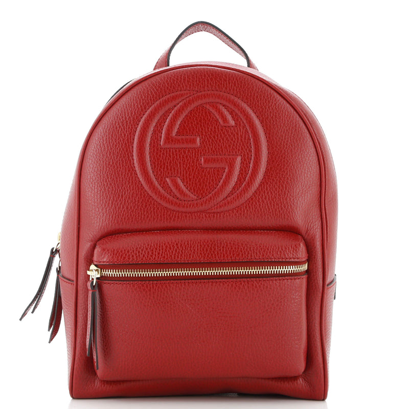 Gucci Soho Chain Backpack Leather
