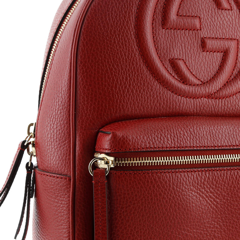 Gucci Soho Chain Backpack Leather