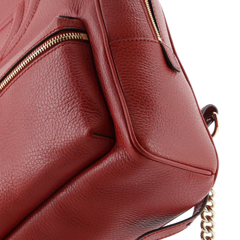Gucci Soho Chain Backpack Leather