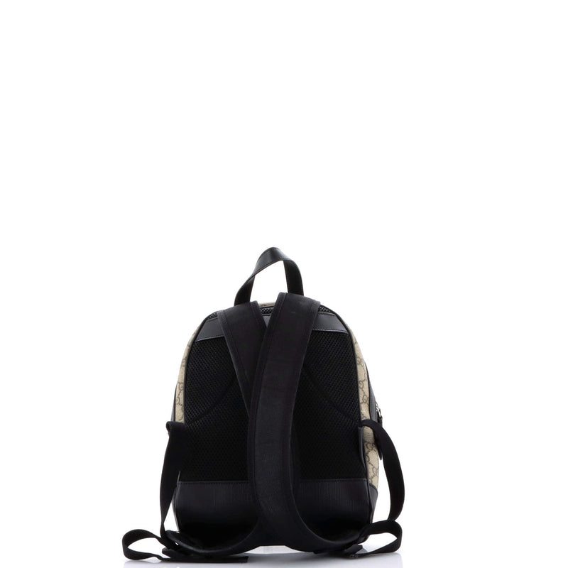 Gucci Zip Pocket Backpack Gg Coated