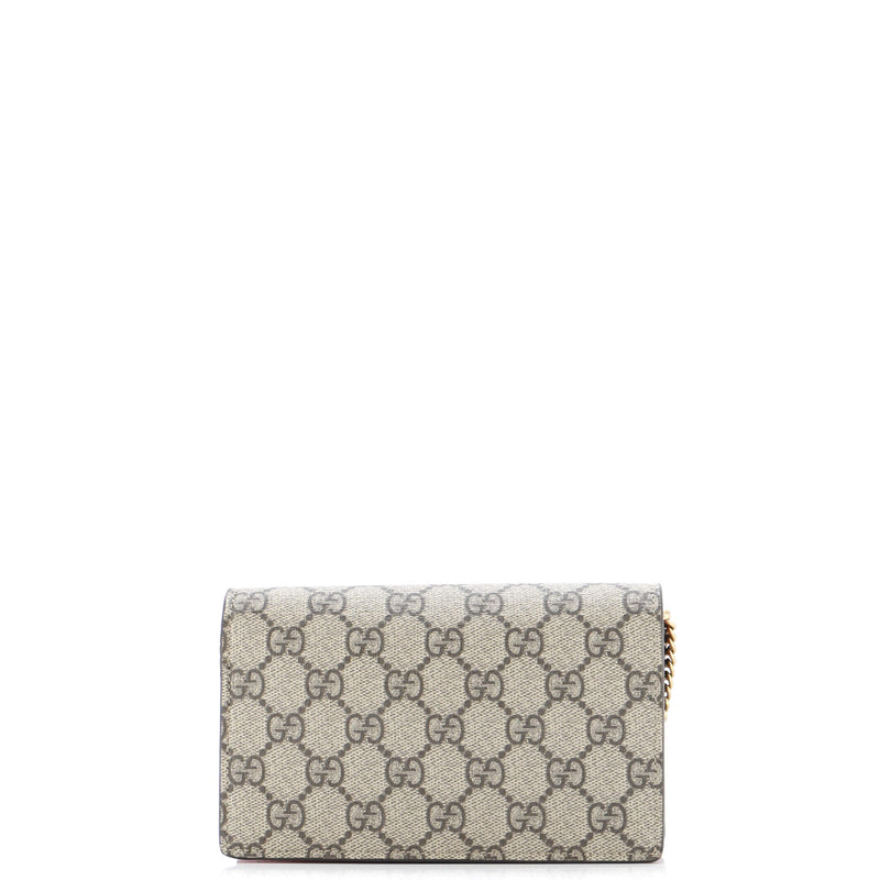 Gucci Cherries Wallet On Chain Gg Coated