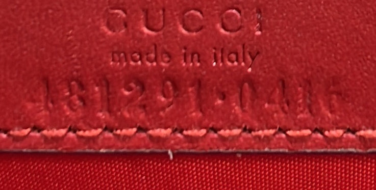 Gucci Cherries Wallet On Chain Gg Coated