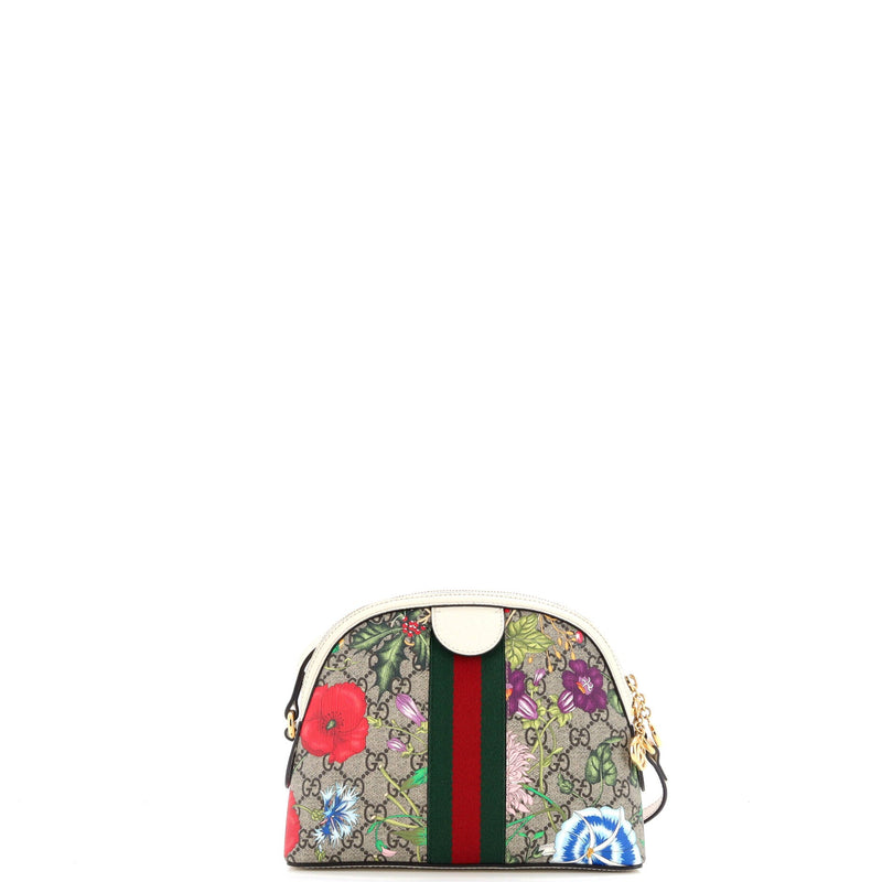 Gucci Ophidia Dome Shoulder Bag Flora Gg
