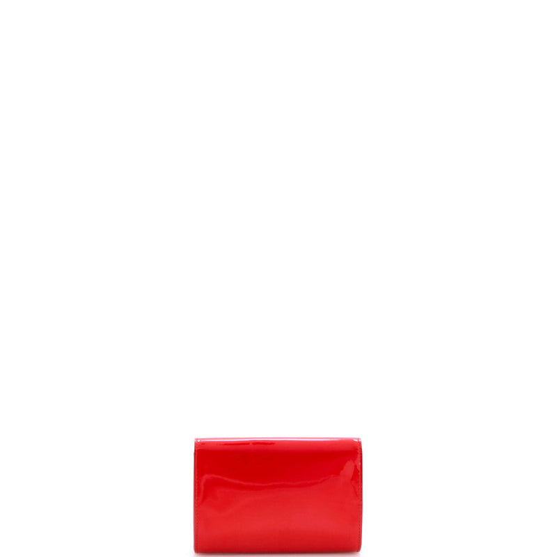 Louis Vuitton Chain Louise Clutch Patent