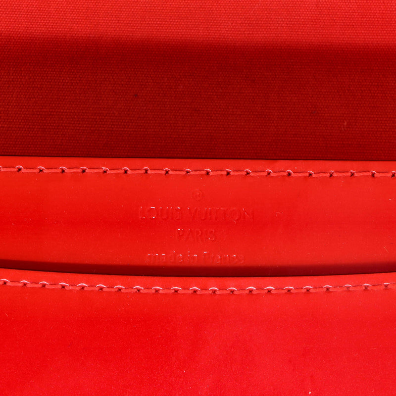 Louis Vuitton Chain Louise Clutch Patent