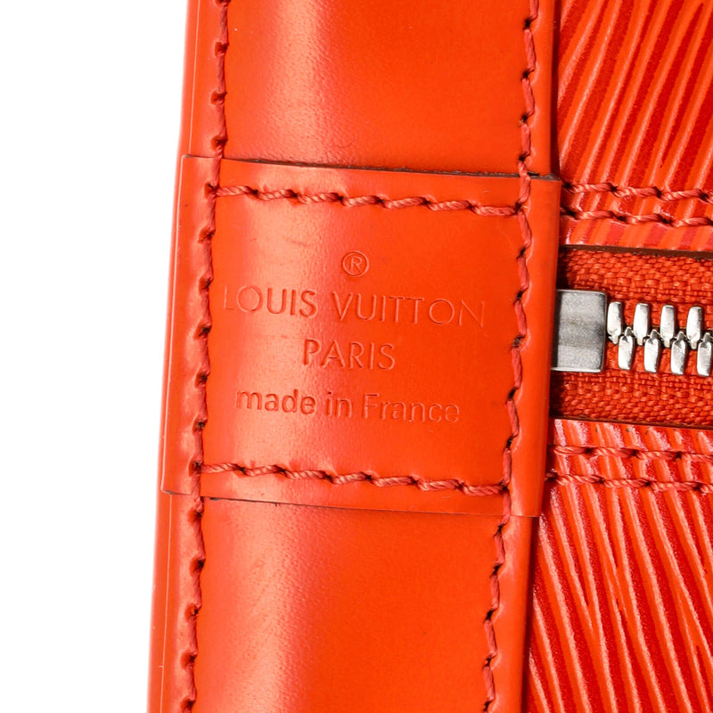 Louis Vuitton Alma Handbag Epi Leather