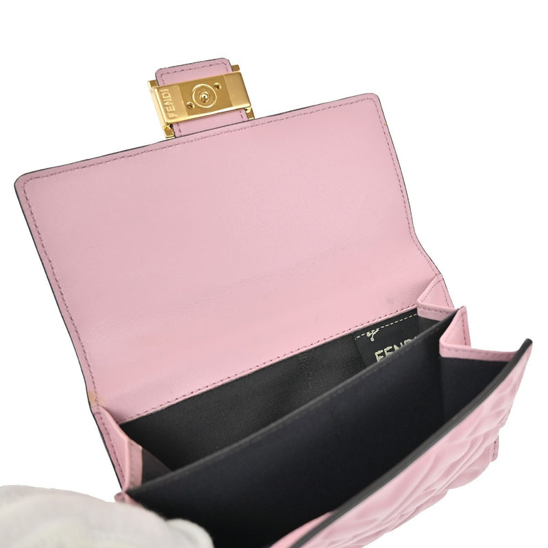 Fendi Logo Baguette Medium Bifold Wallet