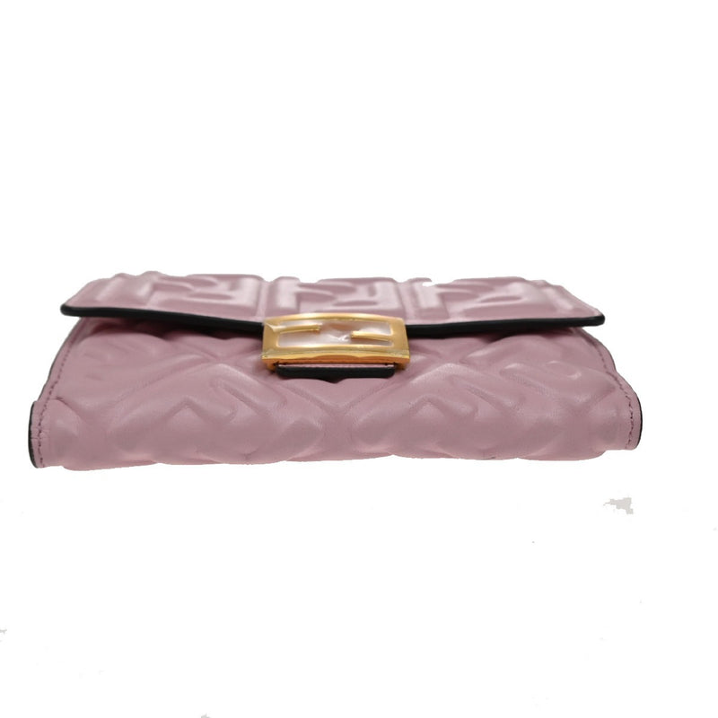 Fendi Logo Baguette Medium Bifold Wallet